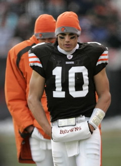 Look out for some crazy juicy Brady Quinn Browns-fueled revenge. If that's even possible.